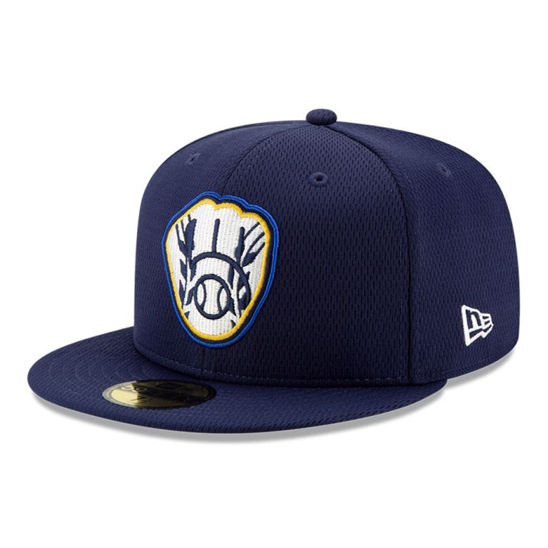 Milwaukee Brewers Baseball Cap Navy Blue Rhinestones Youth 海外 即決-